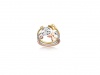 Monogram Idylle ring in white, yellow and pink gold with diamonds, £2,030, Louis Vuitton