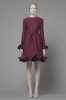 красное платье valentino платья новая коллекция 2013-2014 valentino черное платье с воланами
