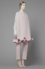 розовое пальто платье valentino платья новая коллекция 2013-2014 valentino черное платье с воланами