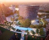 Архитектурное бюро HAL Architects придумал концепт прозрачного подвесного бассейна, 
