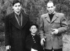 From left to right: Vladimir Pozner, his brother Pavel, his father Vladimir Alexandrovich Pozner