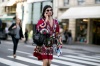 Red dress Street style | From Paris fashion Week