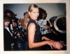 top-model Karlie Kloss at the backstage of runway