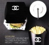 Chanel fashion food дизайнерская еда Chanel бургер кола и картошка фри макдоналдс