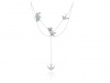 Colette Blue Drift white gold Birds necklace with 5.23ct of white diamonds 